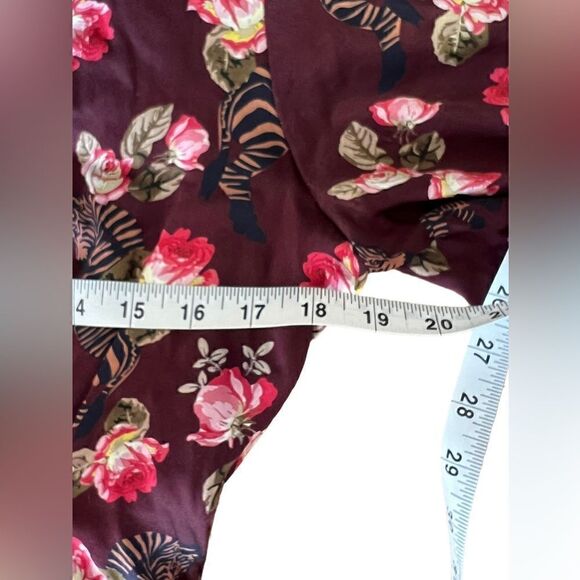 Mother Of Pearl flaw Midi Dress In Deep Purple Zebra Print Silk READ - Picture 6 of 11